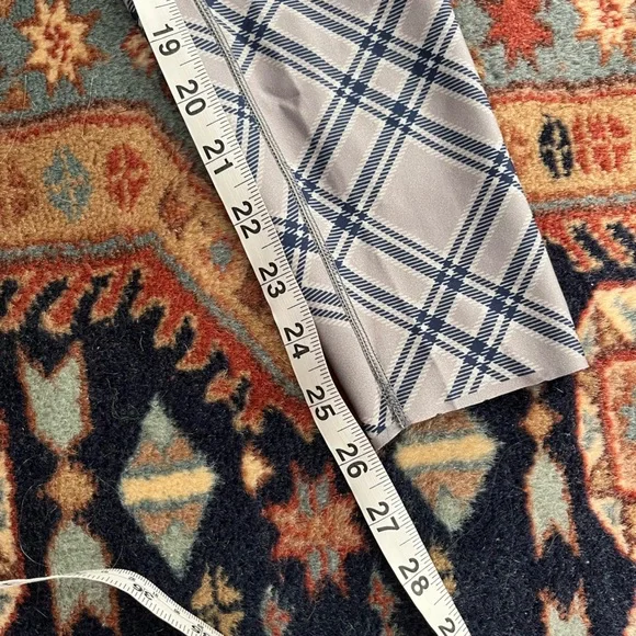 Ultracor Ultra High gray blue tartan Leggings M tights exercise - Picture 6 of 10